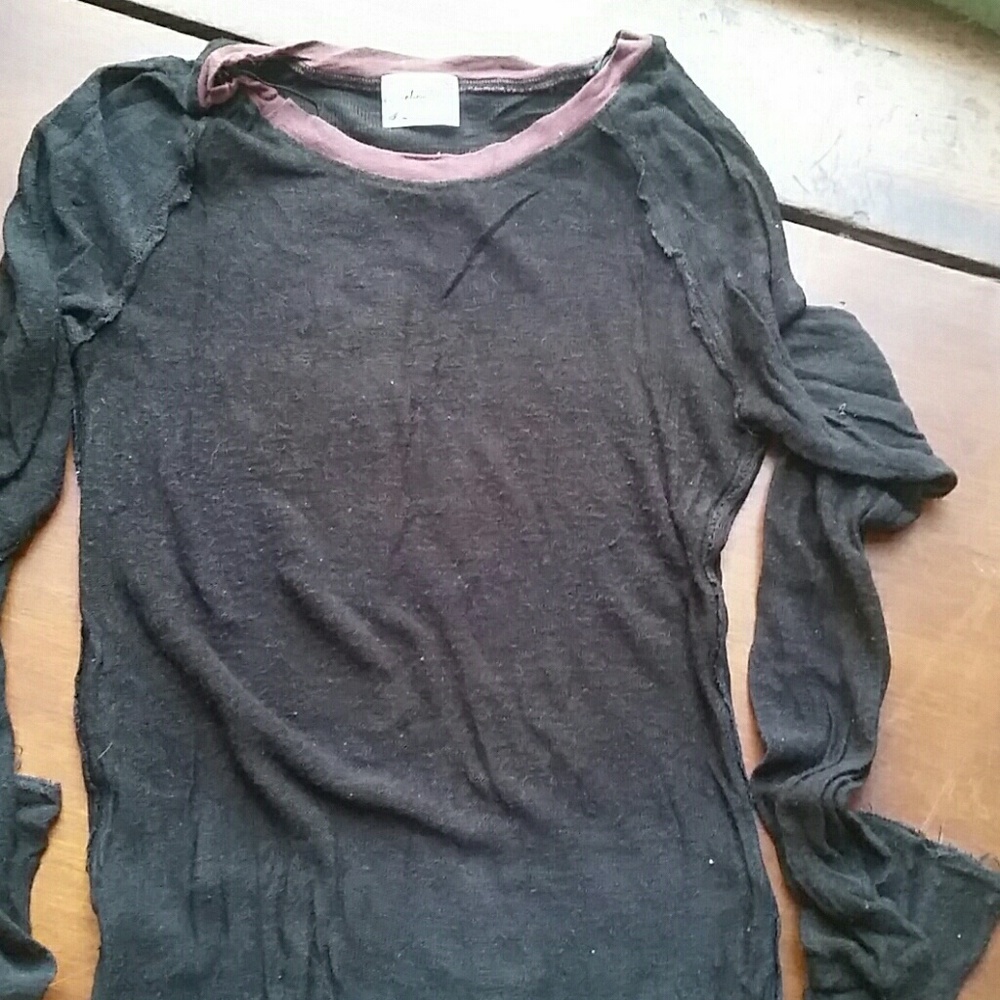 Free People Intimately long sleeve shirt EUC